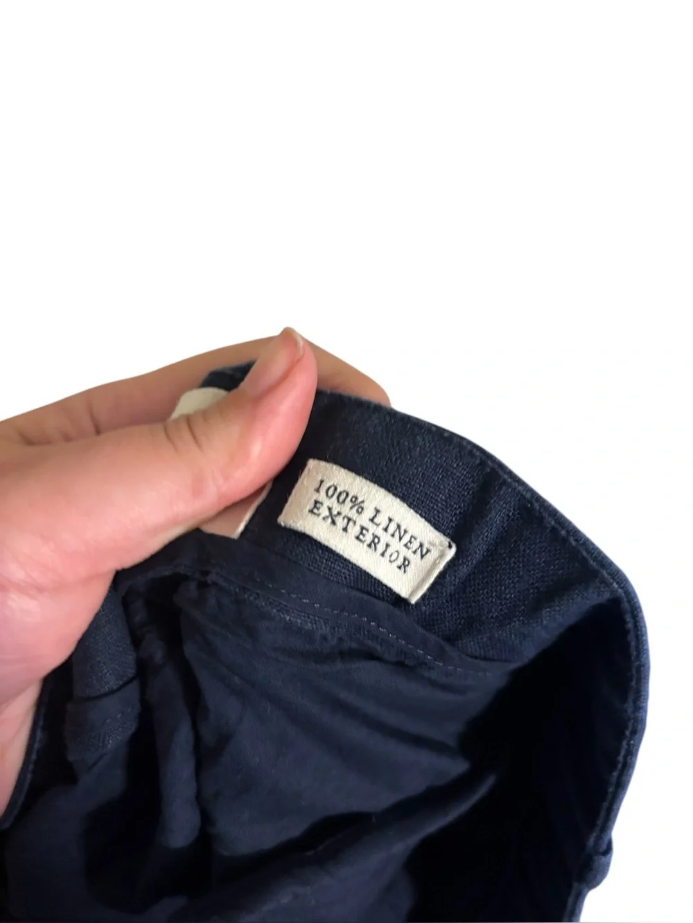 Abercrombie‎ & Fitch Linen Collection Blue Shorts 4” Inseam Size 30